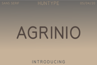 Agrinio Font Review for Modern Branding