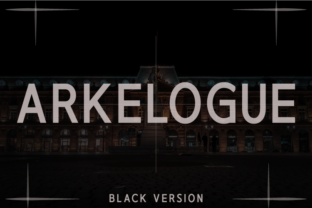 Arkelogue Black: A Clean Typeface for Small Business Branding