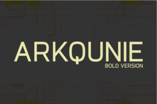 Arkqunie Bold Typeface Review for Campaigns