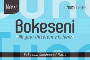 Bokeseni Condensed Italic: A Clean Typeface for Editorial Design