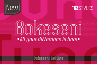 Bokeseni Outline: A Clean Sans Serif Typeface for Modern Branding