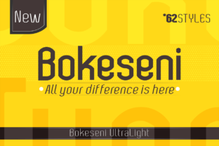 Bokeseni UltraLight: A Clean Typeface for Modern Brands