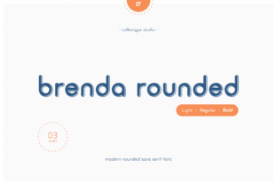 Brenda Rounded: A Modern Typeface for Makers