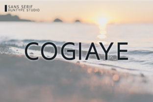 Cogiaye: A Modern Sans Serif Font for Makers