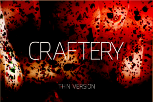 Craftery Thin Typeface for Modern Digital Design