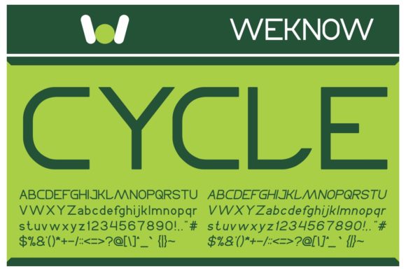Cycle Typeface for Clean Editorial Design