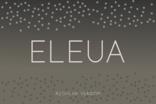 Eleua Regular: A Clean Sans Serif Typeface for Modern Editorial Design