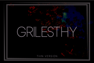 Grilesthy Thin Typeface for Modern Editorial Design