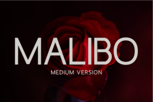 Malibo Medium: Elegant Sans Serif for Web Design