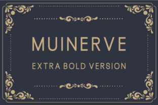 Muinerve Extra Bold: A Modern Sans Serif Typeface Review