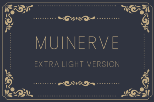 Muinerve Extra Light: A Modern Typeface for Branding