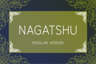 Nagatshu Regular: A Unique Sans Serif Typeface for Modern Branding