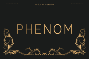 Phenom Regular Typeface for Modern Makers