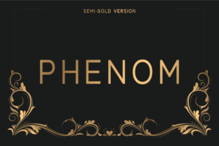 Phenom Semi-Bold Typeface for Digital Campaigns