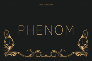 Phenom Thin: A Modern Typeface for Editorial Design