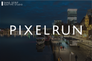 Pixelrun Font: Timeless Sans Serif for Crafters