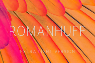 Romanhuff Extra Light: A Minimalist Typeface for Modern Brands