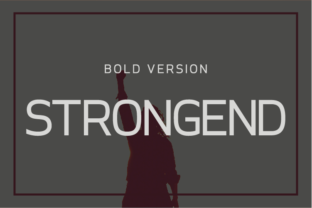 Strongend Bold Typeface for Professional Branding