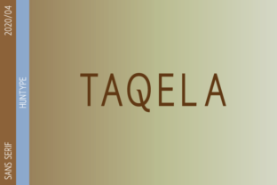 Taqela: A Modern Sans Serif Typeface for Elegant Editorial Design