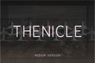 Thenicle Medium: The Elegant Sans Serif for Modern Branding
