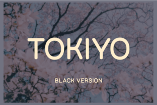 Tokiyo Black: A Bold Sans Serif Typeface for Modern Brands