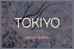 Tokiyo Medium: Elegant Sans Serif for Makers