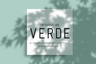 Verde Font: Modern Sans Serif for Web Design