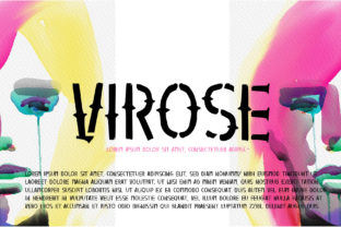 Virose Typeface Review: Fun Sans Serif for Brands